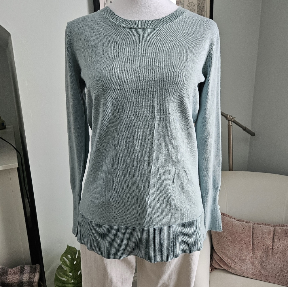 The Limited Light Blue Lightweight Sweater. Size Small.